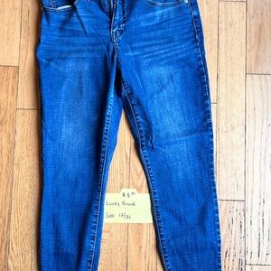 Lucky Brand Blue Straight Leg Jeans